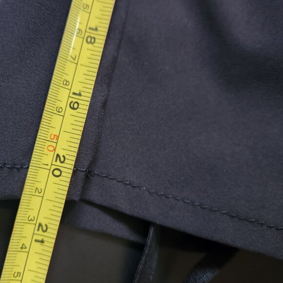 Black Capri Pants with Rouched Sides - Picture 6 of 6